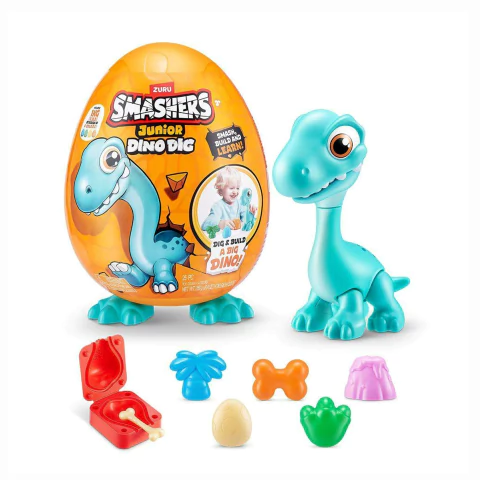 Zuru Smashers Junior Dino Dig Grande Surpresa Series 1 F0149-6 Fun