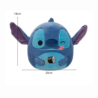 Pelúcia Squishmallows Disney Stitch Com Sushi 20 Cm 3848 Sunny