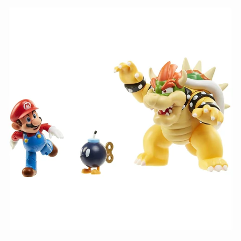 Conjunto Super Mario vs Bowser Set De Batalha - Candide 3016