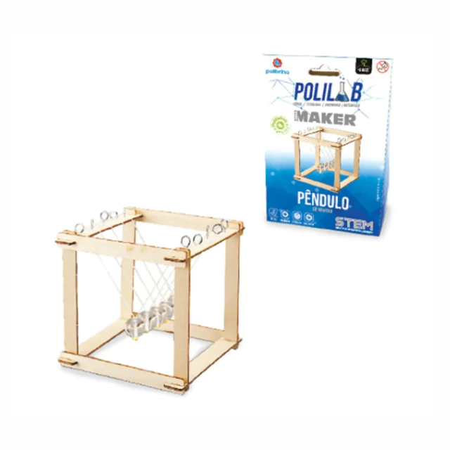 Polilab Linha Maker Pêndulo De Newton Bdm01 Polibrinq Polilab Linha Maker Pêndulo De Newton Bdm01 Polibrinq