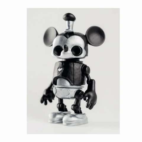 Tinco Steamboat Willie Mickey Limited Edition Toy Art em Metal Feito no Brasil