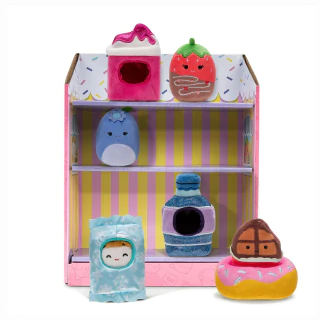 Squishville Playset Máquina De Lanches Com 4 Squishmallows 3436 Sunny