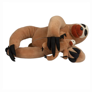 Pelúcia Bichos De Pano Bicho Preguiça Grávida com 1 Filhote 5337