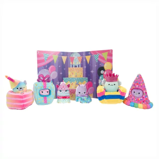 Squishmallows Squishville Festa De Aniversário Com 6 Pelúcias 3437 Sunny