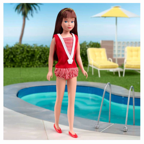 Boneca Barbie Signature Silkstone Skipper 60th Hrm86 Mattel
