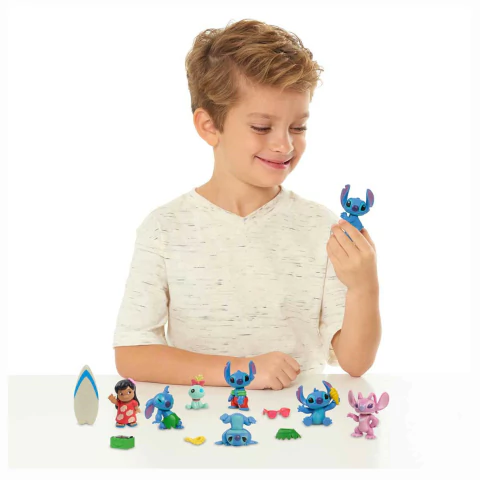 Disney Stitch Set Deluxe 8 Bonecos Colecionáveis 3992 Sunny