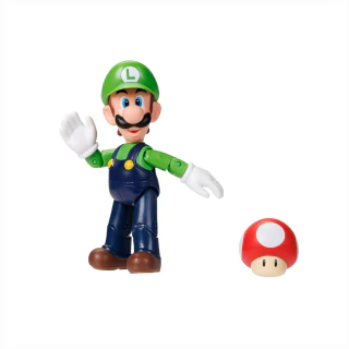 Super Mario Boneco Luigi Com Cogumelo 11 Cm 4200 Sunny