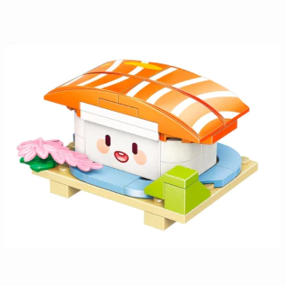 Bloco de Montar Build & Fun Sushi Japonês Qman 45 Peças 35017-3