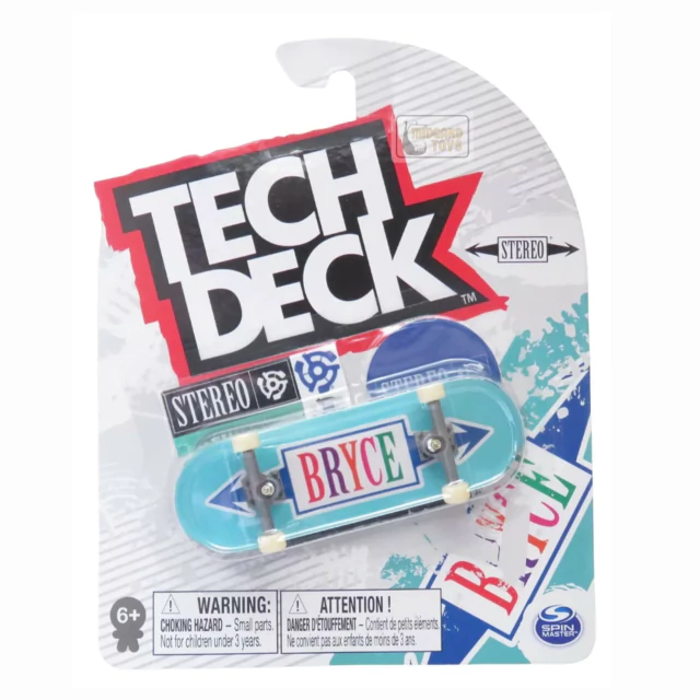 Tech Deck Skate De Dedo 96mm Stereo Bryce 2890 Sunny Spin Master Tech Deck Skate De Dedo 96mm Stereo Bryce 2890 Sunny Spin Master