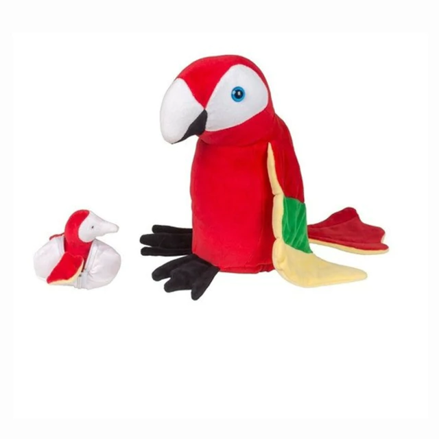 Pelúcia Bichos De Pano Arara Encantada Grávida 1 Filhote 5194 Pelúcia Bichos De Pano Arara Encantada Grávida 1 Filhote 5194
