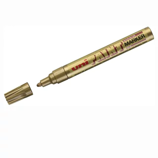 Marcador Permanente Uni Paint Marker Px-20 Dourada Uni-Ball 2386