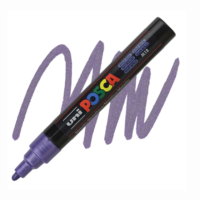 Caneta Posca Uni Pc-5m Metallic Violet 1.8-2.5mm #M12 3592 Caneta Posca Uni Pc-5m Metallic Violet 1.8-2.5mm #M12 3592