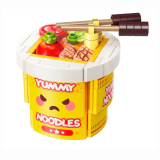 Bloco de Montar Build & Fun Cup Noodles Qman 72 Peças 35017-4