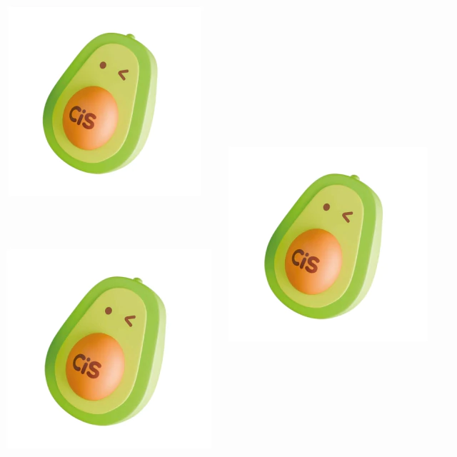 Kit Com 3 Borracha Escolar Fantasia Abacate Cis 5601 Kit Com 3 Borracha Escolar Fantasia Abacate Cis 5601