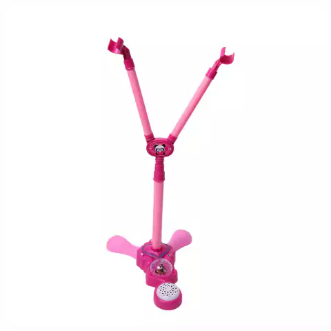 Luluca Microfone Karaokê Com Pedestal F0116-4 Fun
