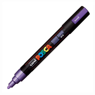 Caneta Posca Uni Pc-5m Metallic Violet 1.8-2.5mm #M12 3592