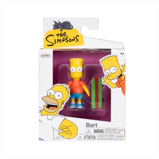 The Simpsons Bart Com Skate Articulado 9 Cm 4043 Sunny Jakks Pacific
