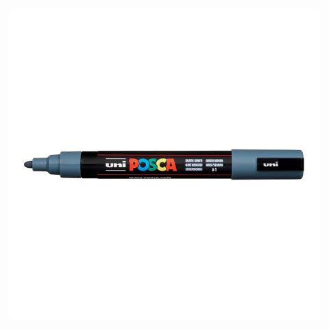 Caneta Posca Uni Pc-5m Cinza Ardósia 1.8-2.5mm #61 7492