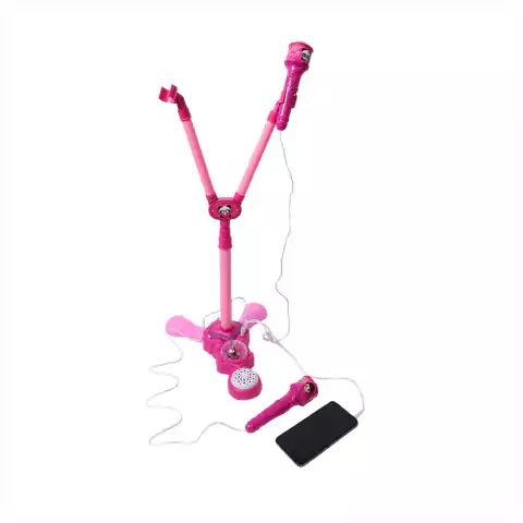 Luluca Microfone Karaokê Com Pedestal F0116-4 Fun