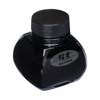 Tinta Para Caneta Tinteiro Platinum Chou Kuro Black 60ml INKC-5000 1