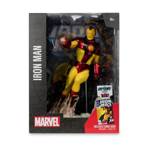 Estátua IRON MAN #256 - Marvel Comics - 1/6 Scale - McFarlane