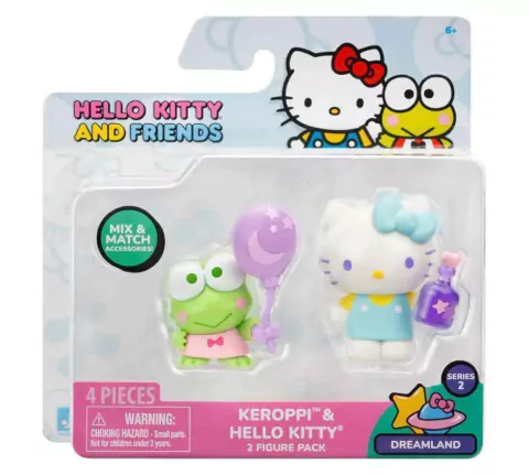 Hello Kitty And Friends Keroppi e Hello Kitty Poção Azul Sunny 3870