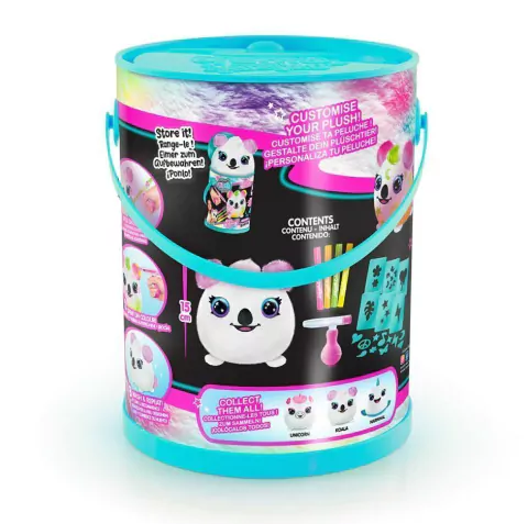 Airbrush Plush Pelúcia Koala Na Lata Neon Fun F0167-0