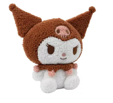 Pelúcia Premium de 20cm da Kuromi Marrom Hello Kitty Sunny 3873