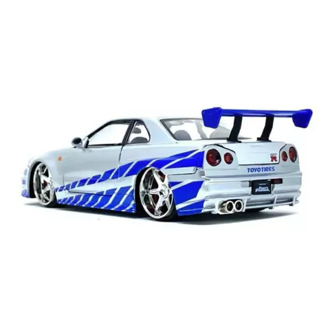 Brian s Nissan GTR Skyline R34 Velozes e Furiosos 1:24 Jada Toys 97158