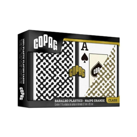 Baralho Class Modern Estojo Duplo Naipe Grande Copag 91678 Modelo 2