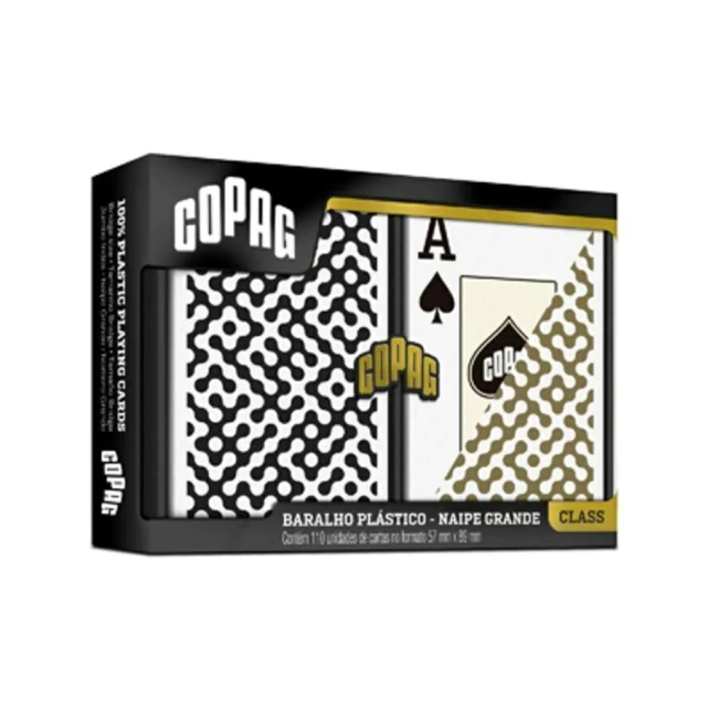 Baralho Class Estojo Duplo Naipe Grande Copag 91678 Modelo 2 Baralho Class Estojo Duplo Naipe Grande Copag 91678 Modelo 2