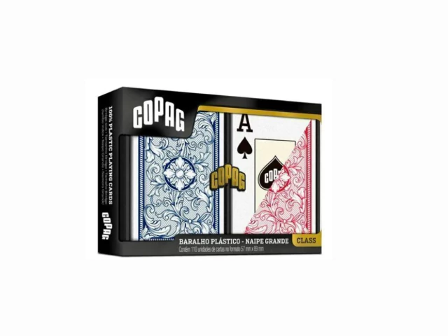 Baralho Class Estojo Duplo Naipe Grande Copag 91678 Modelo 4 Baralho Class Estojo Duplo Naipe Grande Copag 91678 Modelo 4