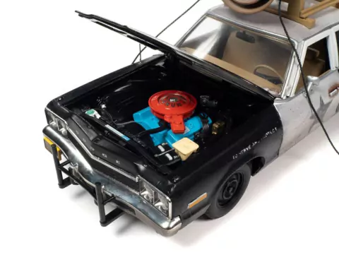 Dodge Monaco Police 1974 The Blues Brothers c/ Personagens 1:18 Autoworld