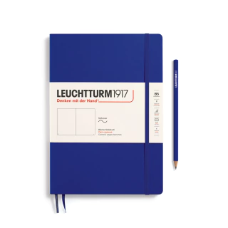 Caderno Leuchtturm1917, Composition (B5) - 123 Páginas, Capa Flex, Sem Pauta, Azul Tinta 372366 - comprar online