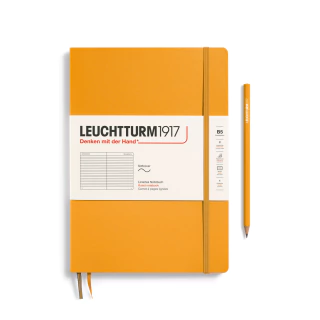 Caderno Leuchtturm1917, Composition (B5) - 123 Páginas, Capa Flex, Pautado, Sol Nascente 365635 - comprar online