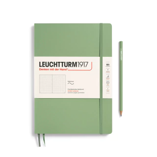 Caderno Leuchtturm1917, Composition (B5) - 123 Páginas, Capa Flex, Pontilhado, Sálvia 363928 - comprar online