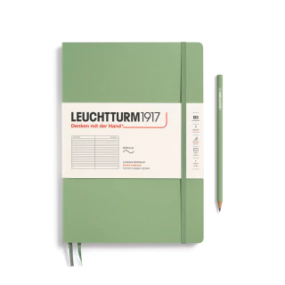 Caderno Leuchtturm1917, Composition (B5) - 123 Páginas, Capa Flex, Pautado, Sálvia 363927 - comprar online