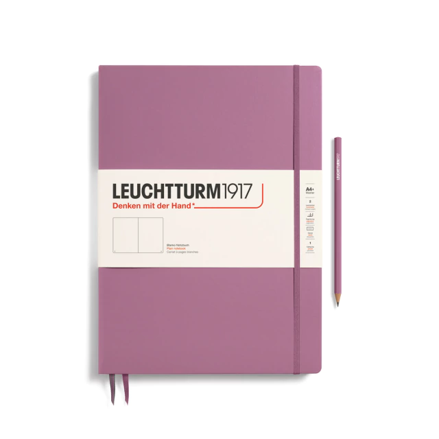 Caderno Leuchtturm1917, Master Slim (A4+) - 123 Páginas, Capa dura, Sem Pauta, Rosa Antigo 372337 - comprar online Caderno Leuchtturm1917, Master Slim (A4+) - 123 Páginas, Capa dura, Sem Pauta, Rosa Antigo 372337 - comprar online