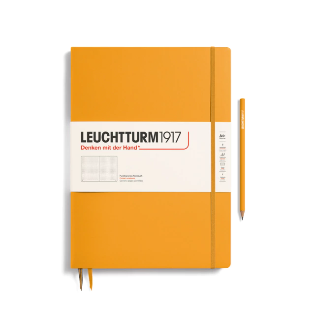 Caderno Leuchtturm1917, Master Slim (A4+) - 123 Páginas, Capa dura, Pontilhado, Sol Nascente 368142 - comprar online Caderno Leuchtturm1917, Master Slim (A4+) - 123 Páginas, Capa dura, Pontilhado, Sol Nascente 368142 - comprar online