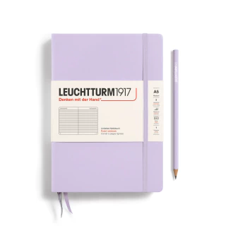 Caderno Leuchtturm1917, Medium (A5) - 251 Páginas, Capa dura, Pautado, Lilás 365482 - comprar online