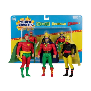Green Lantern, Hourman, & Starman 3 Pack Super Powers DC Comics McFarlane