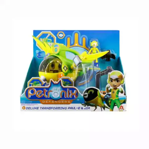 Conjunto de Veículo com Boneco Petronix Defenders Paul-E e Jia Fun F0114-7