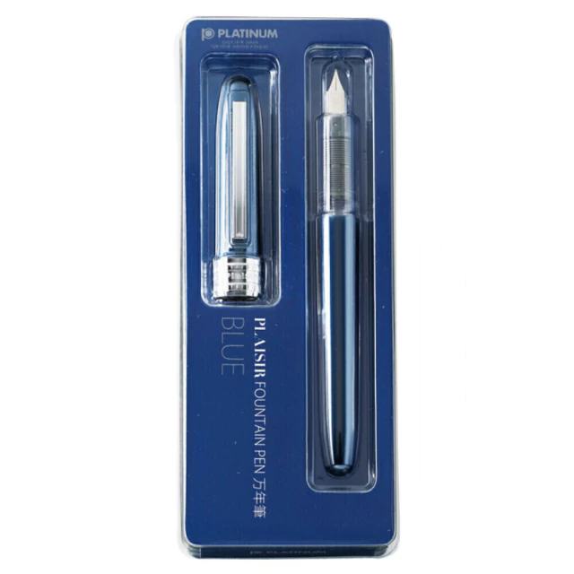 Caneta Tinteiro Platinum Plaisir 0.3mm Blue PGB-1000 56-2 Caneta Tinteiro Platinum Plaisir 0.3mm Blue PGB-1000 56-2
