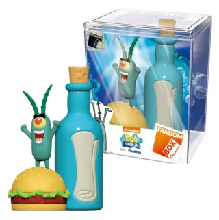 Fandom Box Bob Esponja Plankton 093 - 10 Cm - Líder Brinquedos
