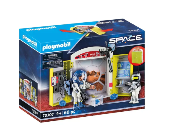 Playmobil Space Play Box Missão Marte - Sunny 70307 Playmobil Space Play Box Missão Marte - Sunny 70307