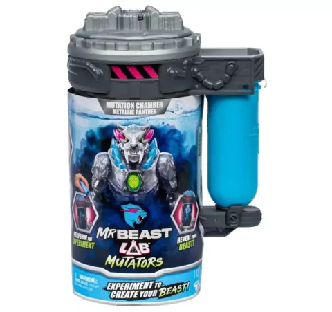 Câmara De Mutação Com Boneco Metallic Panther Mrbeast Lab candide 4740