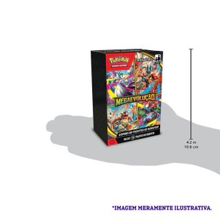 Combo De Booster 108 Cartas Pokémon TCG Mega Evolução 1 Copag 6642