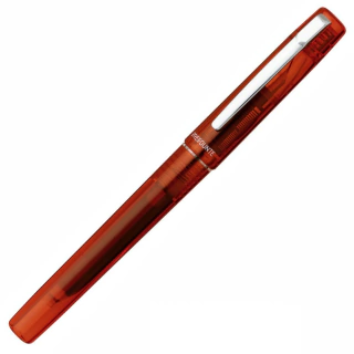 Caneta Tinteiro Platinum Prefounte Japão Vermillion Orange Fina 03