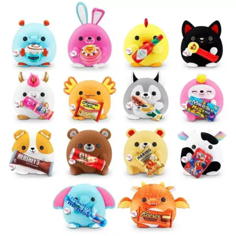 Pelúcia Snackles 35cm Dragão Felix com Reese's Candide 1217