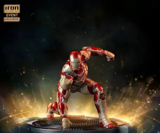Iron Man Mark XLII 1/10 Exclusivo Ccxp 2023 Iron Studios